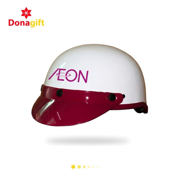 Nón bảo hiểm AEON MALL sản xuất tại xưởng DonaGift uy tín