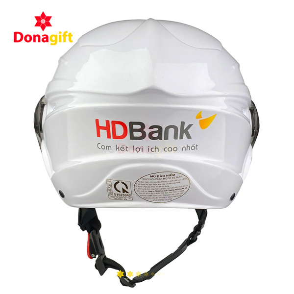 Nón bảo hiểm HDBank quà tặng doanh nghiệp chất lượng cao