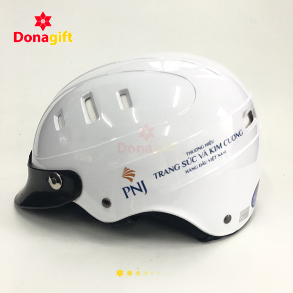 Nón bảo hiểm PNJ quà tặng doanh nghiệp cao cấp