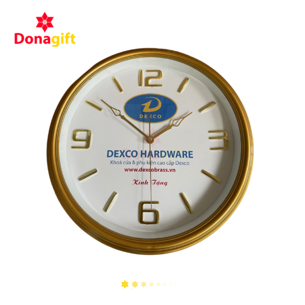 Đồng hồ in logo thương hiệu Dexco