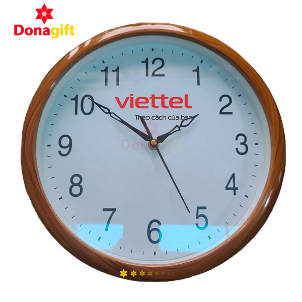 Đồng hồ treo tường Viettel bền đẹp phù hợp văn phòng và gia đình