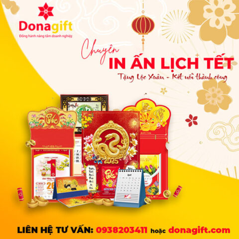 Donagift nhận in lịch tết treo tường 2026 Donagift nhận in lịch tết treo tường 2026