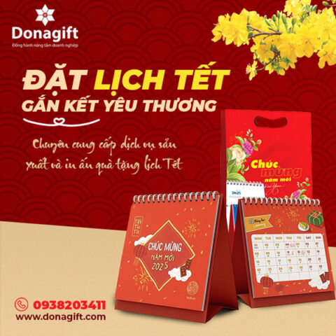 Đặt in lịch tết theo yêu cầu tại Donagift Đặt in lịch tết theo yêu cầu tại Donagift