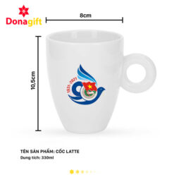 Ly sứ in logo kỷ niệm