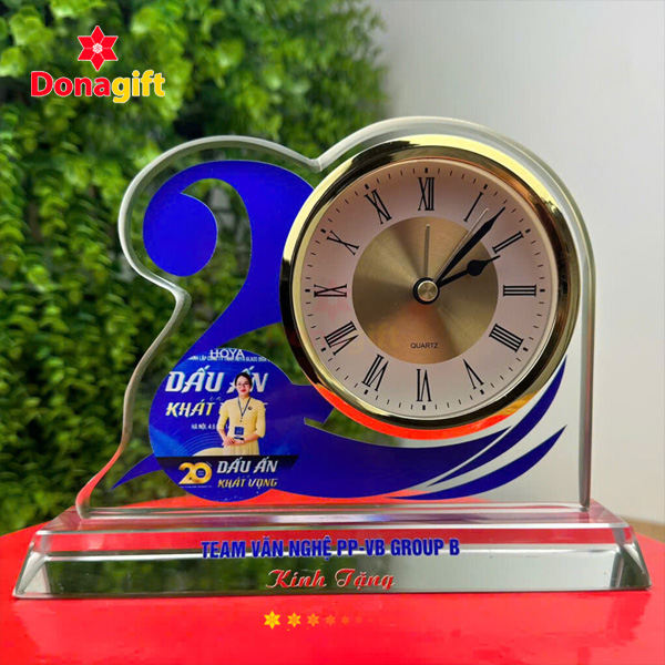 Đồng hồ treo tường tri ân thầy cô in logo theo yêu cầu