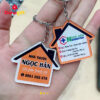 Móc khoá mica hình ngôi nhà
