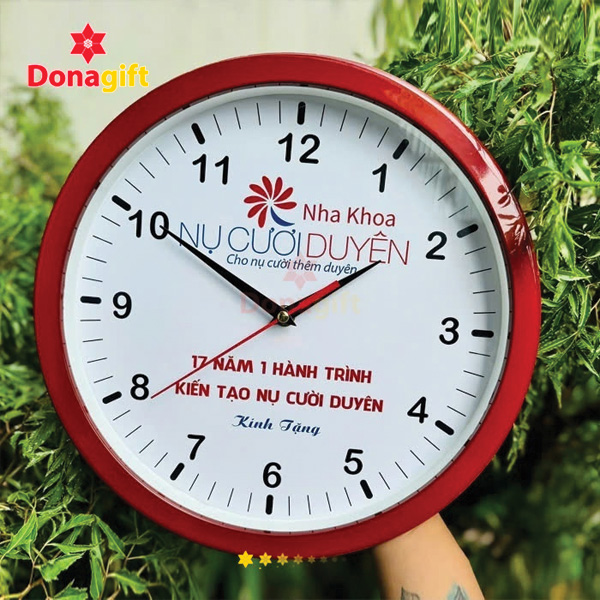 Đồng hồ nha khoa Nụ Cười Duyên đẹp dành cho phòng khám răng