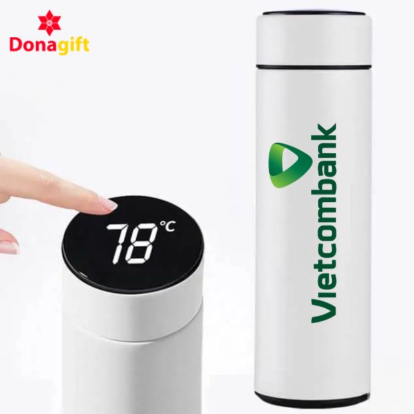Bình giữ nhiệt có màn hình cảm ứng hiển thị nhiệt độ