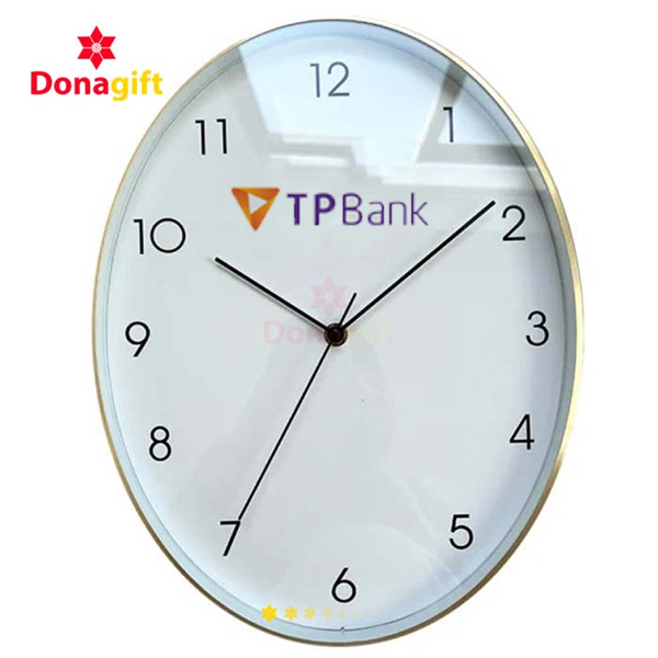 Đồng hồ Ovan TPBank treo tường – giải pháp quà tặng doanh nghiệp ấn tượng