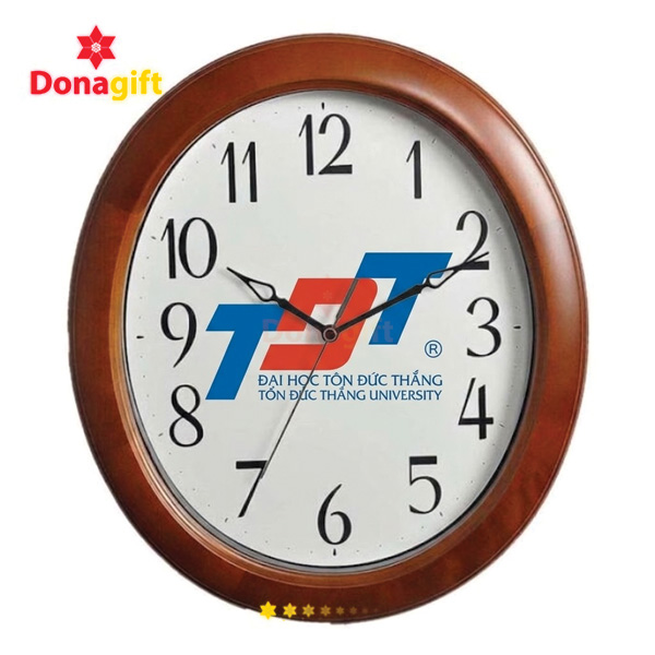 Đồng hồ Ovan Tôn Đức Thắng treo tường trang trọng