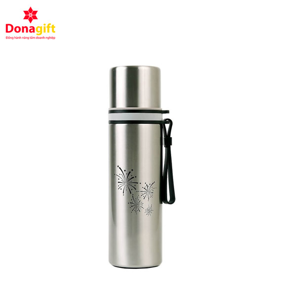 Bình giữ nhiệt 500ml inox cao cấp, nắp kín chống rò rỉ