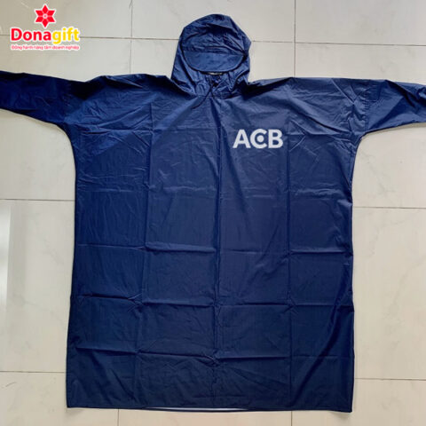Áo mưa ngân hàng ACB chính hãng in logo