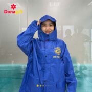Áo mưa đồ bộ 1 lớp in logo