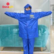 Áo mưa đồ bộ 1 lớp in logo