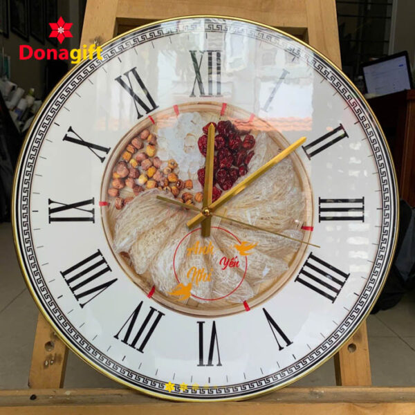 Đồng hồ tráng gương tròn số La Mã