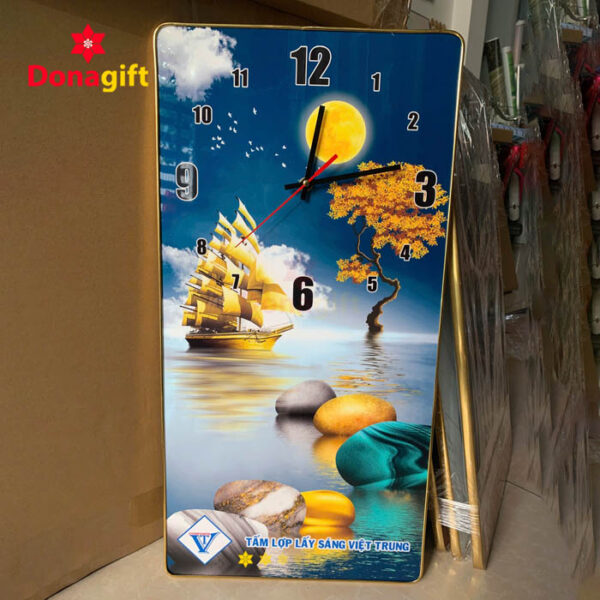 Tranh tráng gương chữ nhật đứng