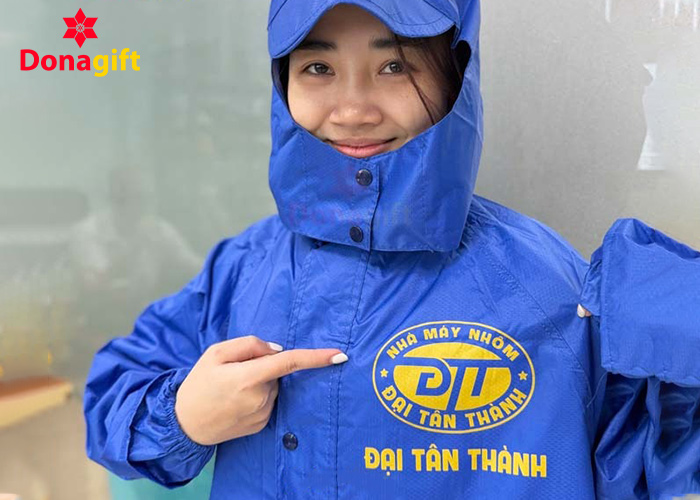 Áo mưa in logo