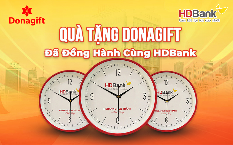 HDBank Tin Tưởng, Donagift Kiến Tạo: Dự Án Đồng Hồ In Logo Triệu Đô!