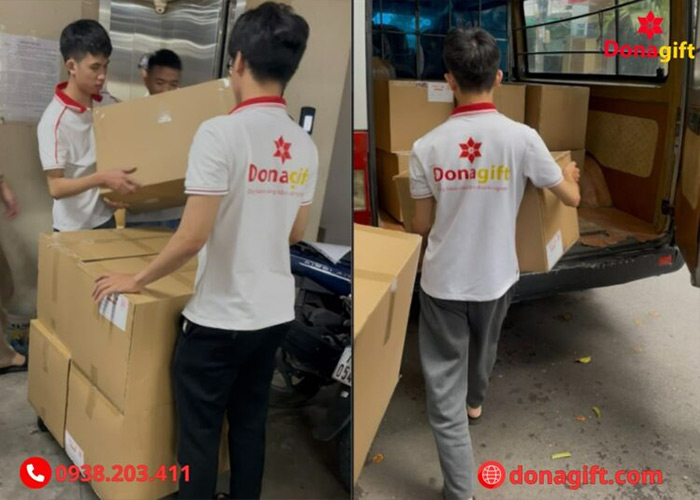 Hình ảnh thực tế tại xưởng sản xuất Donagift