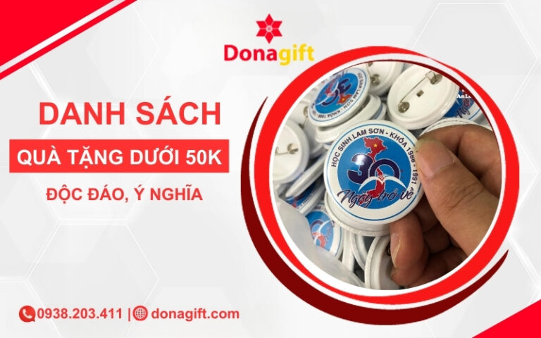 Danh sách quà tặng dưới 50k cho bạn bè, đồng nghiệp, khách hàng