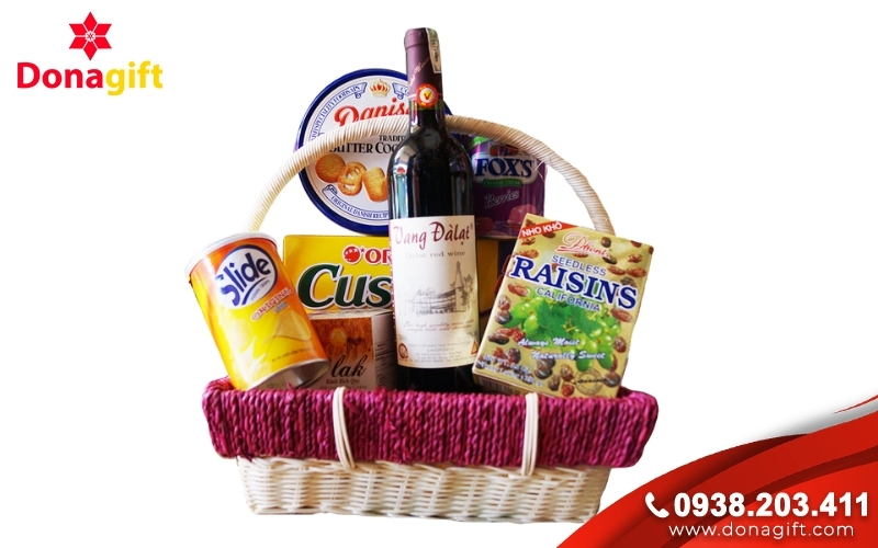 Giỏ quà Tết 400k