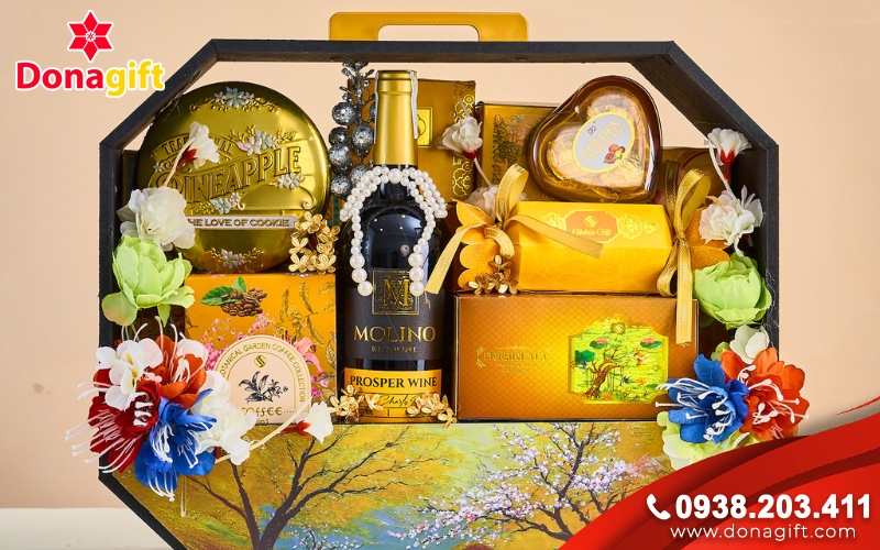 Giỏ quà “Lộc Vàng” Giỏ quà “Lộc Vàng”
