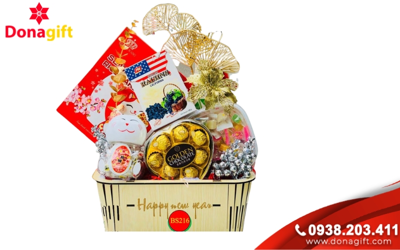 Giỏ quà Tết giá dưới 300.000 đồng Giỏ quà Tết giá dưới 300.000 đồng