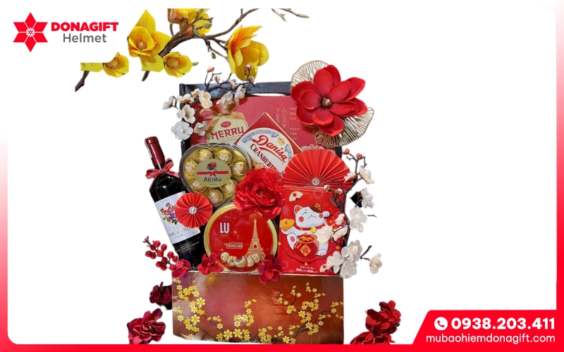 Giỏ quà thiết kế theo yêu cầu Giỏ quà thiết kế theo yêu cầu