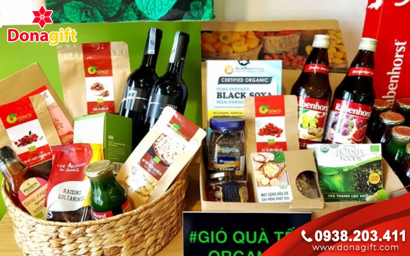 Giỏ quà “Tết Xanh” organic Giỏ quà “Tết Xanh” organic