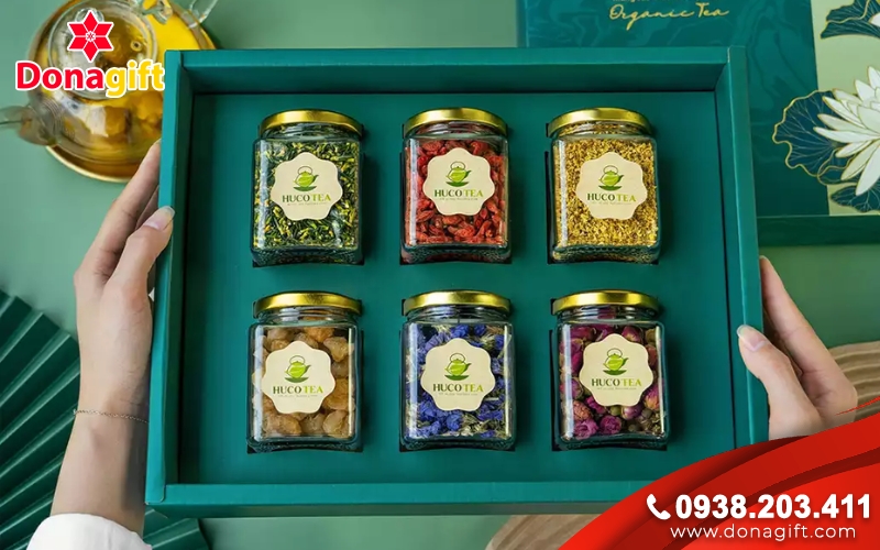 Giỏ Quà Tết Trà Thảo Mộc Giỏ Quà Tết Trà Thảo Mộc