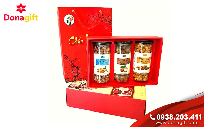 Giỏ Quà Tết Hạt Điều Giỏ Quà Tết Hạt Điều