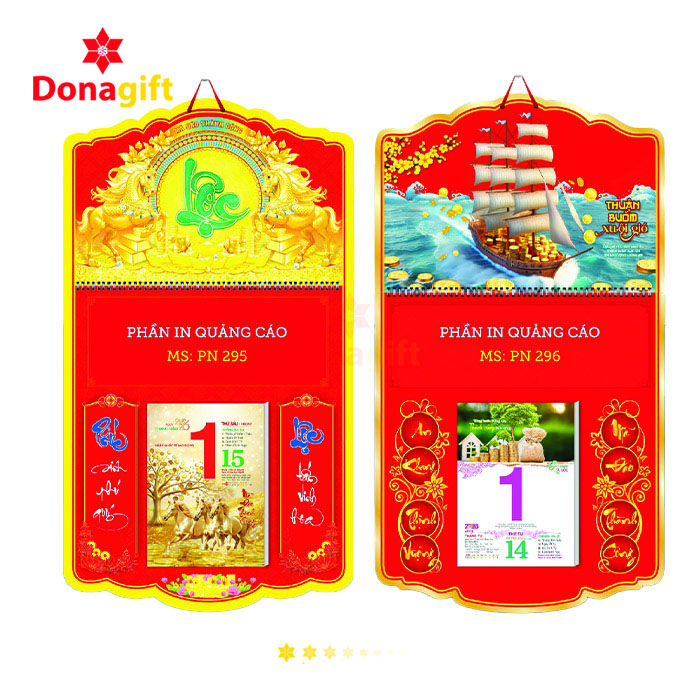 LỊCH BLOC LÒ XO GẮN GIỮA DN17