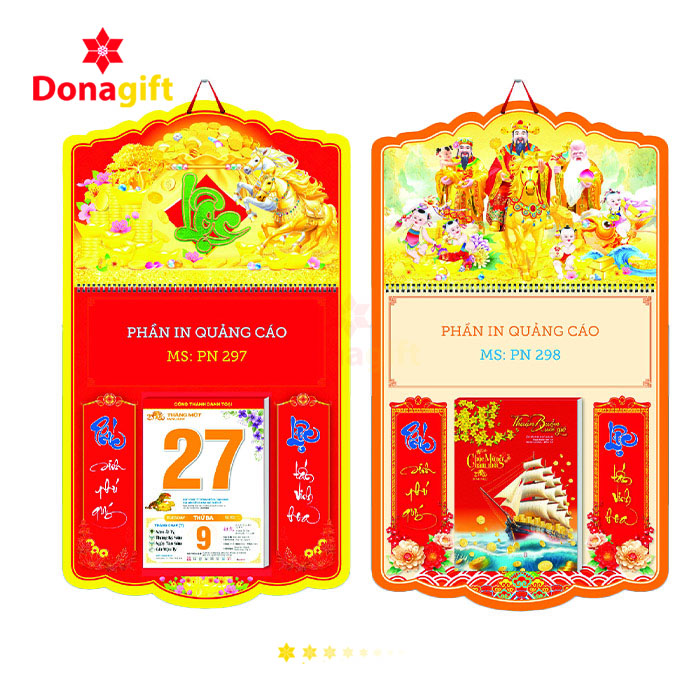 LỊCH BLOC LÒ XO GẮN GIỮA DN18