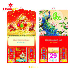 LỊCH BLOC LÒ XO GẮN GIỮA DN6