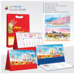 Alternative view of LỊCH ĐỂ BÀN BỐN MÙA DU LỊCH THẾ GIỚI