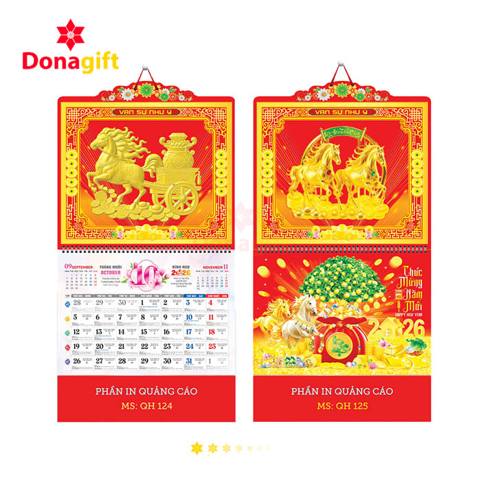 LỊCH LÒ XO 13 TỜ DN12
