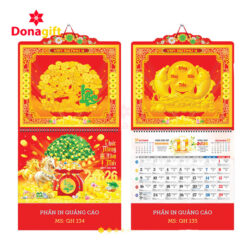 Lịch Lò Xo 13 Tờ Vượng Khí Đại Cát