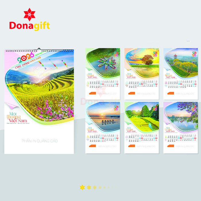 LỊCH LÒ XO 7 TỜ DN11