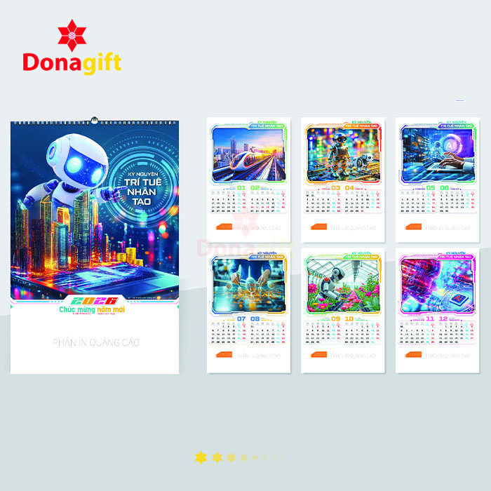 LỊCH LÒ XO 7 TỜ DN13