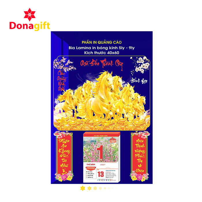 Lịch Tết Mã Đáo Thành Công