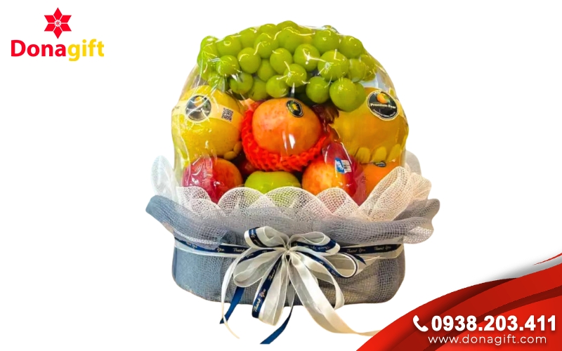 Giỏ trái cây nhập khẩu – quà sức khỏe ngày Tết Giỏ trái cây nhập khẩu – quà sức khỏe ngày Tết