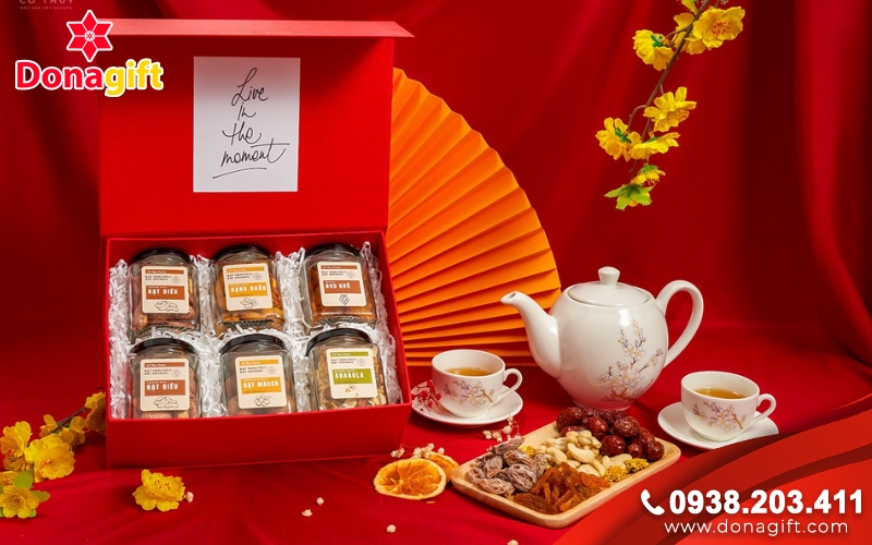 Giỏ quà Tết dinh dưỡng Giỏ quà Tết dinh dưỡng