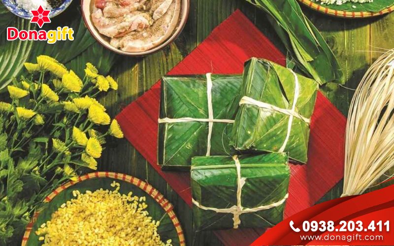 Bánh chưng – bánh tét – mâm cỗ truyền thống