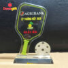 Cúp lưu niệm hình vợt Pickleball Agribank 2025 – Giải Ba