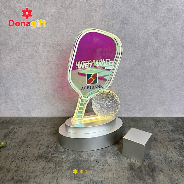 Cúp kỷ niệm Pickleball Agribank 2025 – Giải Ba thiết kế độc đáo