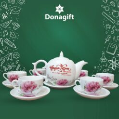 Bộ ấm sứ trang trọng
