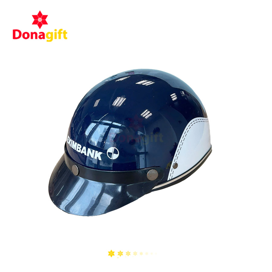 Mũ bảo hiểm nửa đầu SCB Bank màu xanh navy