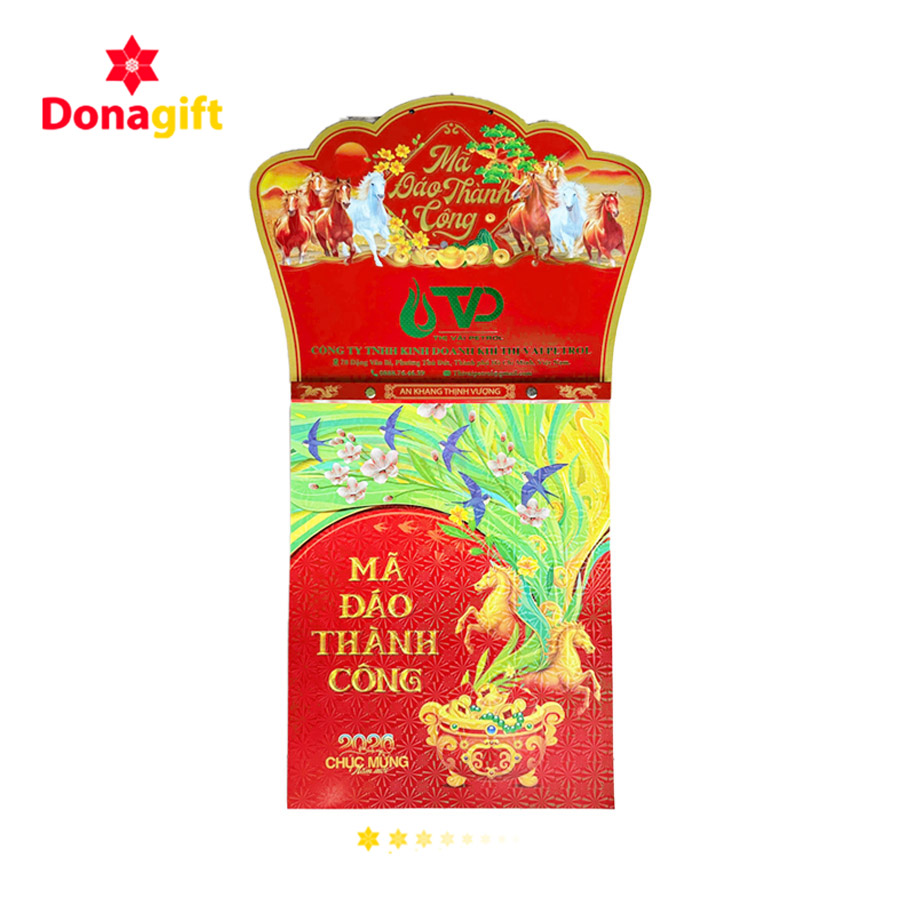 Lịch Tết Mã Đáo Thành Công