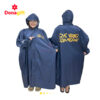 Áo mưa poncho in chữ "Cục Vàng Của Ngoại" – màu xanh navy