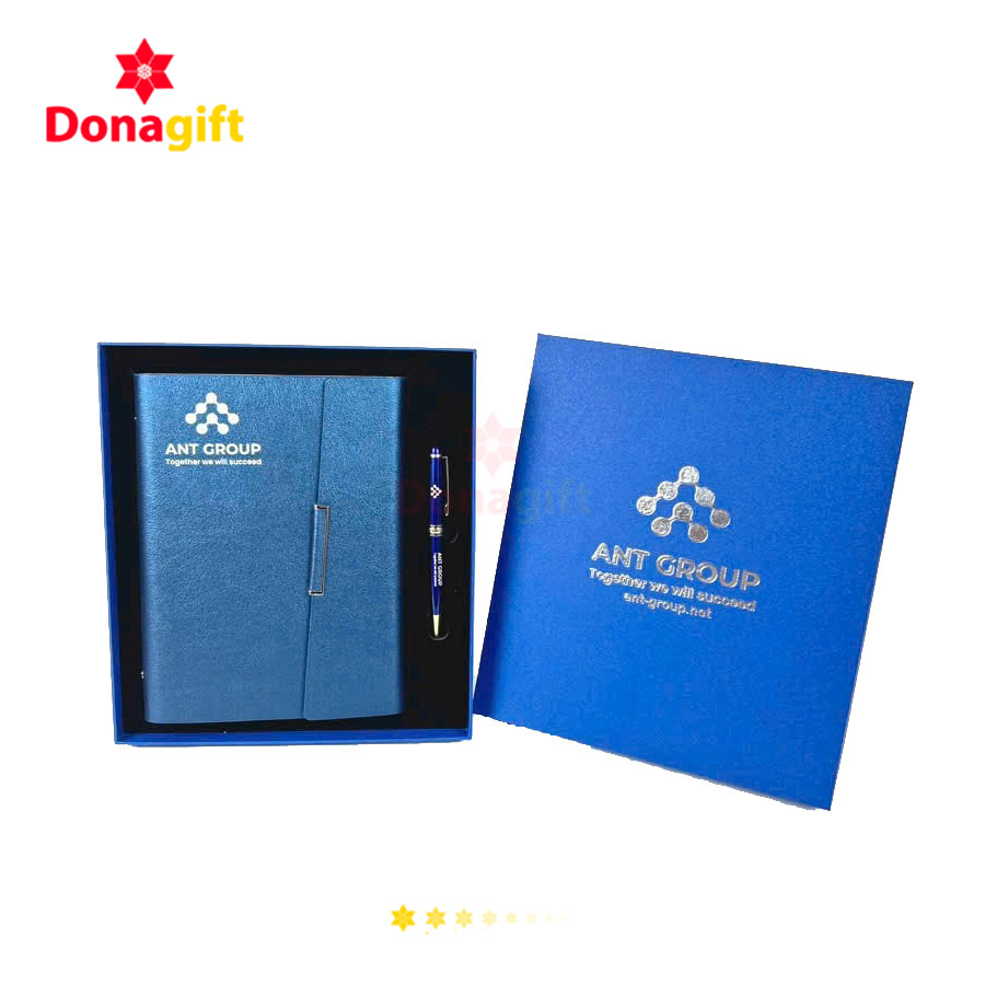 Bộ Quà Tặng Sổ Tay & Bút Cao Cấp ANT GROUP